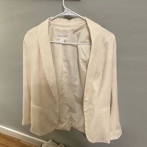 Crème pop sugar blazer